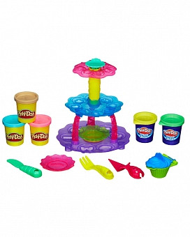 Пластилін Play-Doh (Плей до) Ігровий набір "Вежа з кексів" Hasbro (Хасбро)