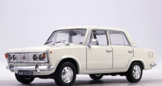 Автолегенди №165 FIAT 125Р (Польща) білий | Колекційна модель 1:43 | DeAgostini, фото 1