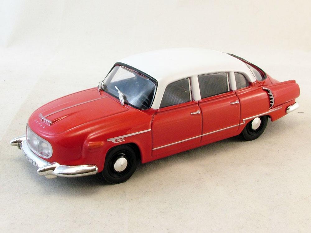 Автолегенди №155 TATRA 603 (Чехословаччина) червоний з білим | Колекційна модель 1:43 | DeAgostini