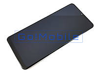 Дисплей Samsung A31 (A315), GH82-22761A з сенсором чорний + рамка сервісний оригінал