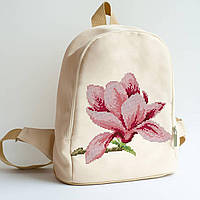 Рюкзак пошитий під вишивку Магнолія