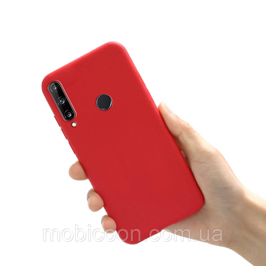 Чохол силіконовий для Huawei P40 Lite E червоний (хуавів п40 лайт е), фото 1