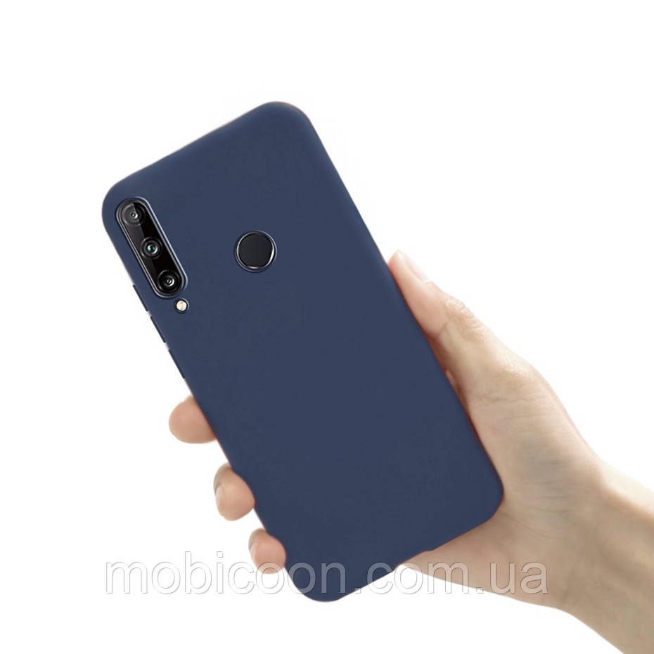 Чохол силіконовий для Huawei P40 Lite E синій (хуав п40 лайт е), фото 1