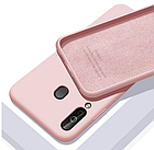 Чохол Silicone Case full для Huawei P40 Lite E Pink sand (хуая п40 лайт, фото 3