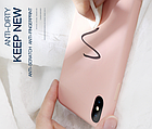 Чохол Silicone Case full для Huawei P40 Lite E Pink sand (хуая п40 лайт, фото 4