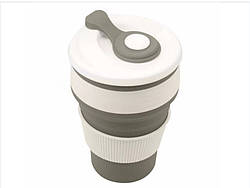 Стакан чашка складаний силіконовий у коробці Collapsible coffee cup, 350 мл