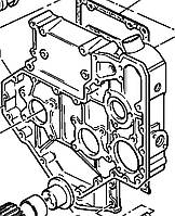 Корпус шестерен ГРМ 3716C173 Perkins, Перкинс, Перкінс