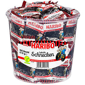 Лакриця Haribo Lakritz Schnecken Minis 100s 1300g