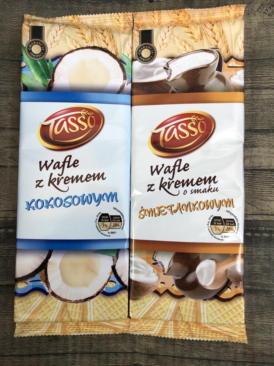 Купить Вафли Tasso в ассортименте 200g (Польша), цена 20.70 грн — Prom ...