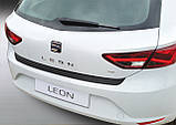 Пластикова накладка заднього бампера для Seat Leon III 3/5 door 2012-2020, фото 2