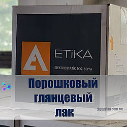 Поліефірний порошковий прозорий лак. Глянцевий 90% для металу. Атмосферостійкий лак.