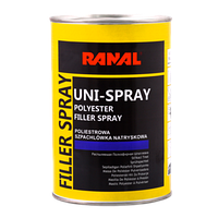 UNISPRAY Шпатлевка полиэфирная распыляемая 1,2кг