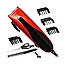 Машинка для стриження волосся Gemei GM-1012 / Машинка для стриження мережева з ножицями, фото 2