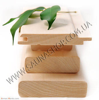 Брус липа на лавки в сауну, Лежак липа вищий сорт 80*24