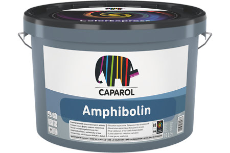 Amphibolin фарба преміумкласу, шовковисто-матова. Універсальна. Caparol Clean Concept.