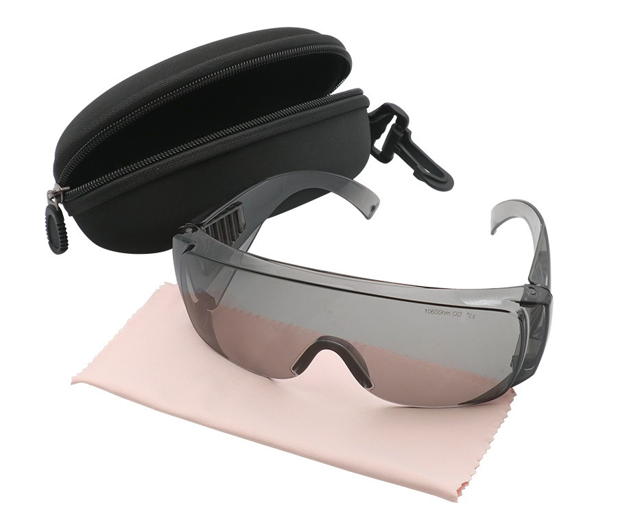 Окуляри захисні LSG-4 оправа 8 для лазера СО2 10600nm. O. D. 6+ (медичного і промислового), Ю. Корея, фото 1