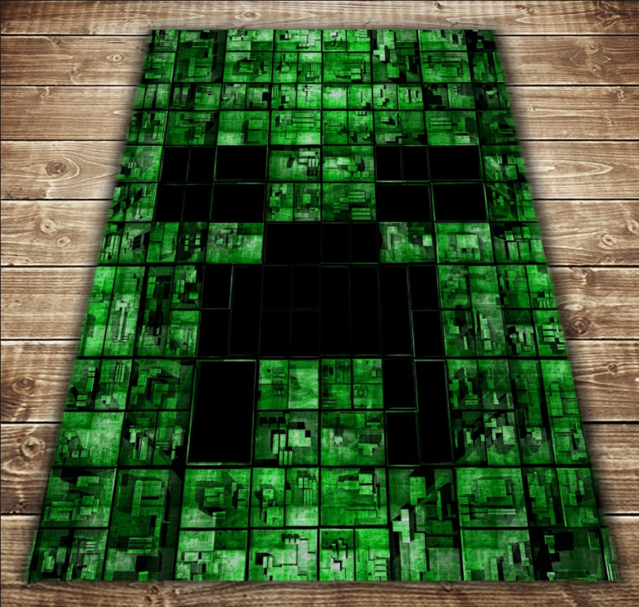 Плед з 3D принтом-Minecraft My Life