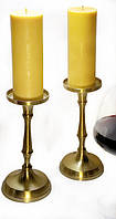 Литі воскові свічки. Інтер'єрні столові свічки з натурального бджолиного воску.