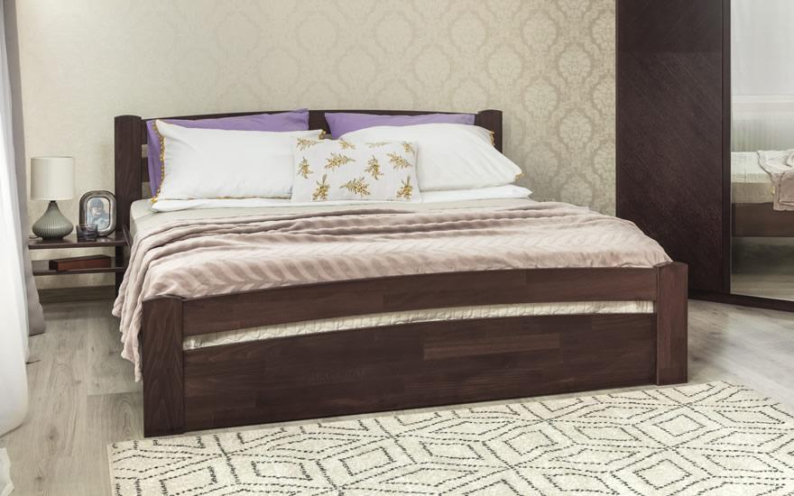 Деревянная кровать с ящиками Милана Люкс Олимп - фото 2 - id-p1254780650