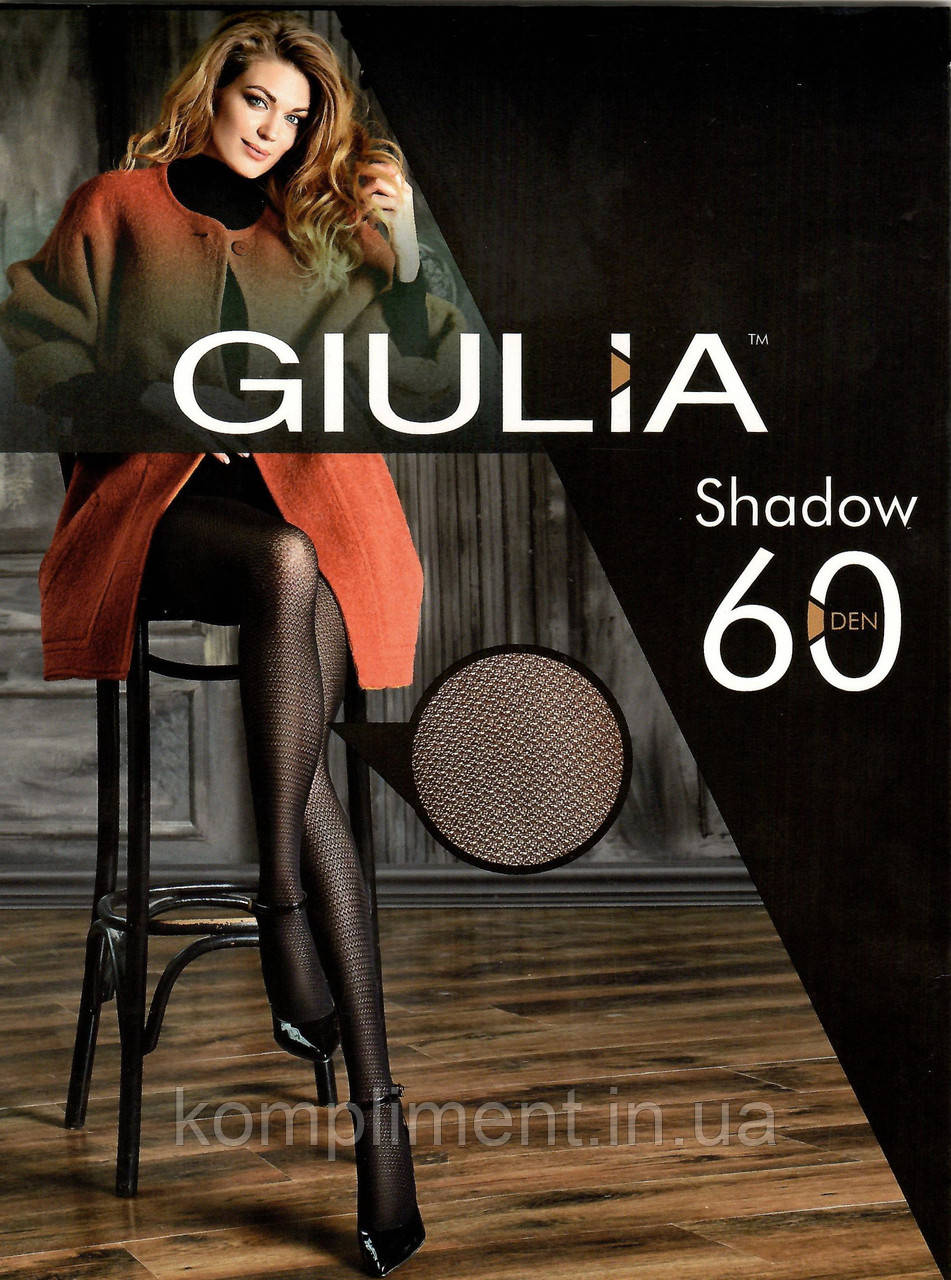 Колготки жіночі з ажурним малюнком GIULIA  Shadow 60 model 10