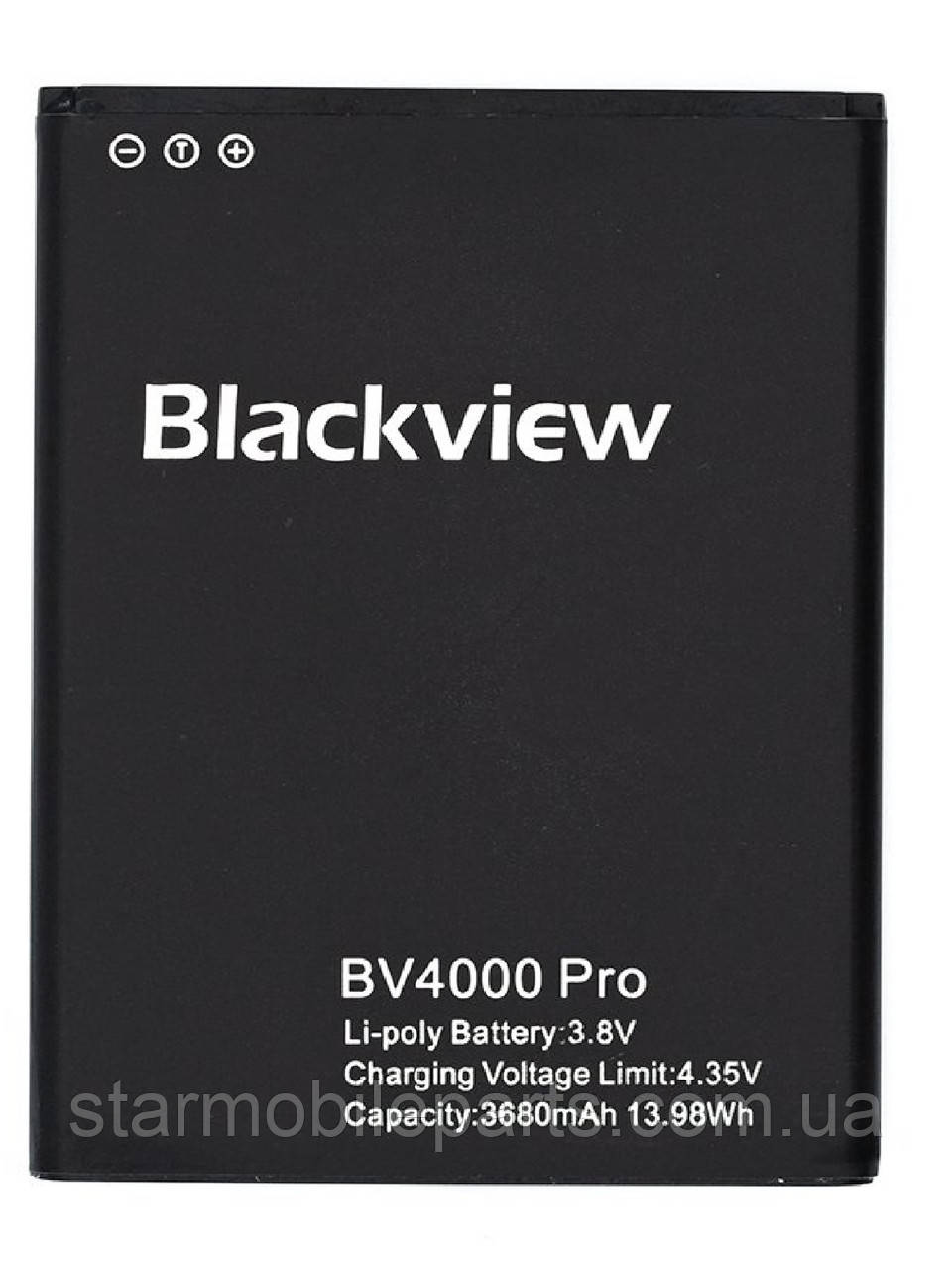 Акумулятор (АКБ, батарея) Blackview BV4000 (Li-polymer 3.8 V 3680mAh)