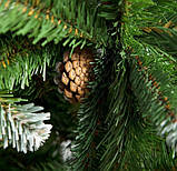 Елітна із шишками ялинка зелена штучна 2.0м, фото 2