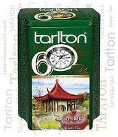 Чай зеленый крупнолистовой Тарлтон OPA Secret Centuries 200 г в жестяной банке с часами