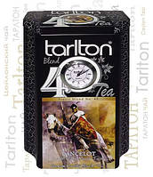 Чай черный крупнолистовой Тарлтон OPA Lancelot 200 г в жестяной банке с часами
