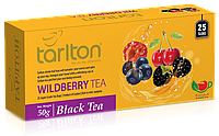 Чай черный пакетированный Тарлтон Wildberry Black Tea со вкусом черники, ежевики, малины, вишни 25 пак х 2 г