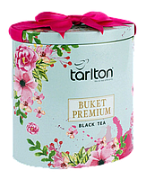 Чай на подарок Тарлтон Букет Премиум черный листовой 100 г в жестяной банке