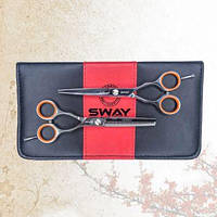 Набор парикмахерских ножниц Sway Job 501 размер 5.5" (110 501 set 5,50")