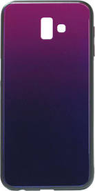 Накладка Samsung J610/J6+ Glass Blue/Violet
