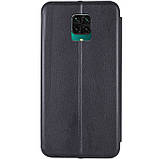 Шкіряний чохол-книжка Classy для Xiaomi Redmi Note 9s Note 9 Pro Note 9 Pro Max чорний чохол книжка, фото 4