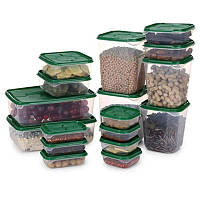 Набор пищевых контейнеров Supretto, 17 шт. разных размеров (Арт. 5783)