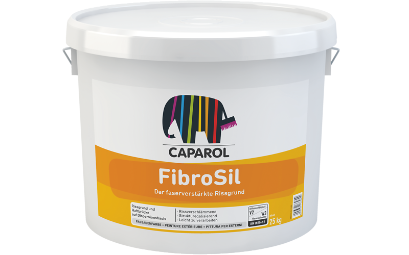 FibroSil 25 кг ґрунтувальна фарба, посилена фіброволокном. Є покриттям, що затягує тріщини.