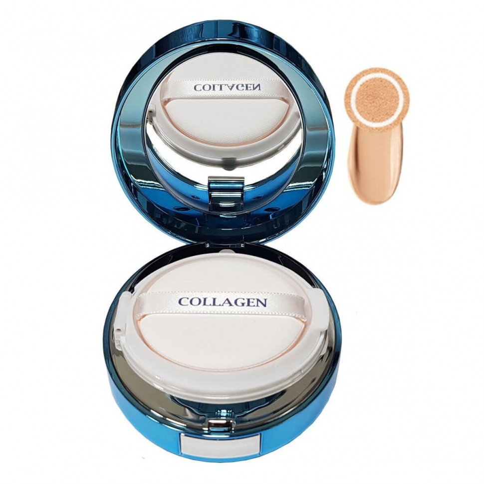 Зволожуючий кушон для обличчя з колагеном Enough Collagen Aqua Air Cushion 15 г №21 (8809084080029), фото 1