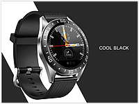 Умные часы Smartwatch GT105 IP67 водонепроницаемый с мониторингом сердечного ритма IOS Android черные