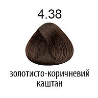 Краска для волос KAARAL 360 Professional Haircolor 100 мл 4.38 золотисто-коричневый каштан