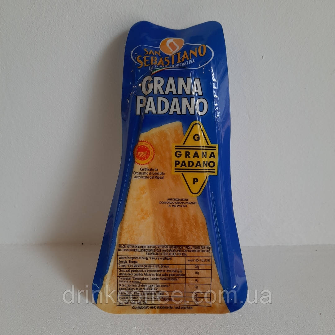 Сир Grana Padano San Sebactiano 9 місяців 250 г Італія (10.07.2021)