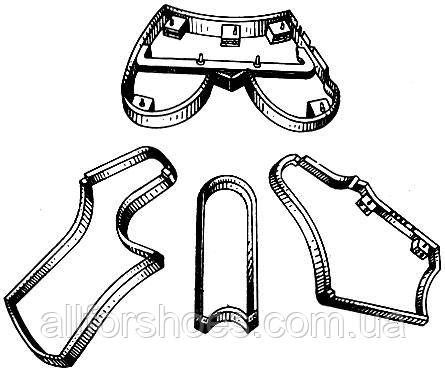 Різак для вирубки шкіри, картону, текстилю (виготовлення під розмір)