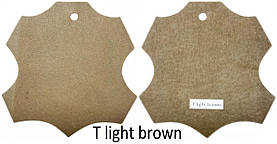 Шкіра стелечная (підкладкова) воскованая колір Коричневий(T light brown)