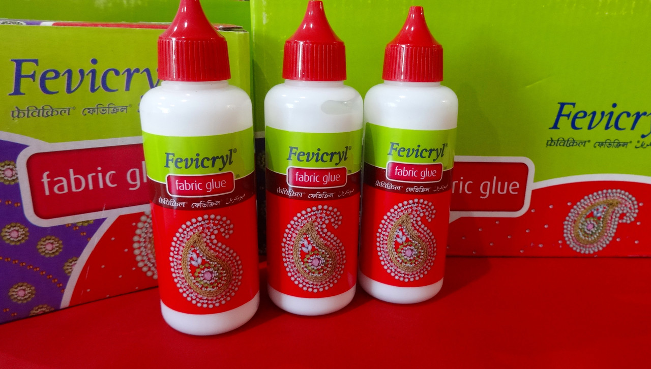 Клей для тканини та страз текстильний FEVICRYL 80 мл Fabric Glue, фото 1