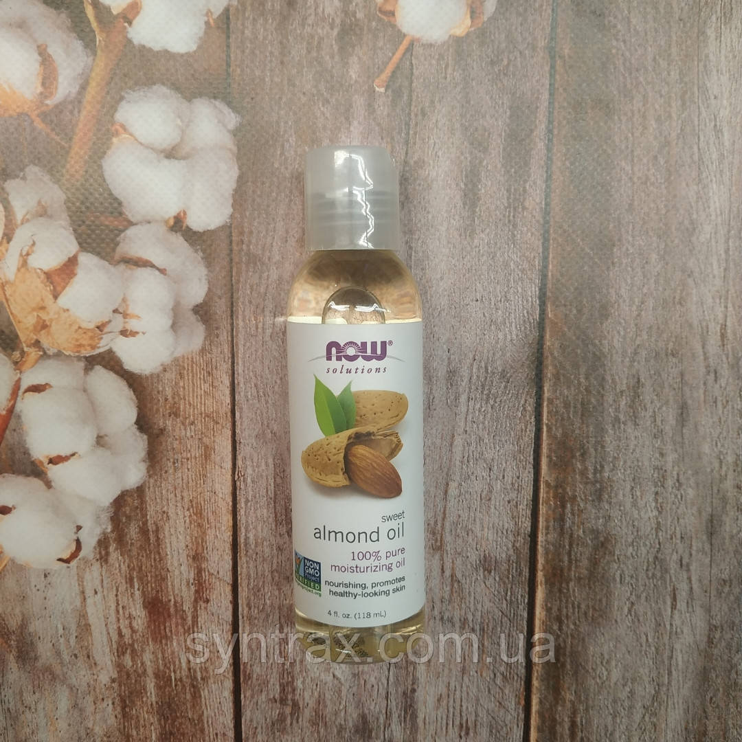 Now Foods Almond Oil 118 ml,міндальна олія Нау фудс