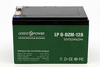 LogicPower LP 6-DZM-12 - 12В - 12 А/ч тяговый аккумулятор - для электровелосипеда