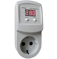 HS-Electro УКН-10р - реле контроля напряжения в розетку, отсекатель для холодильника, АВР барьер