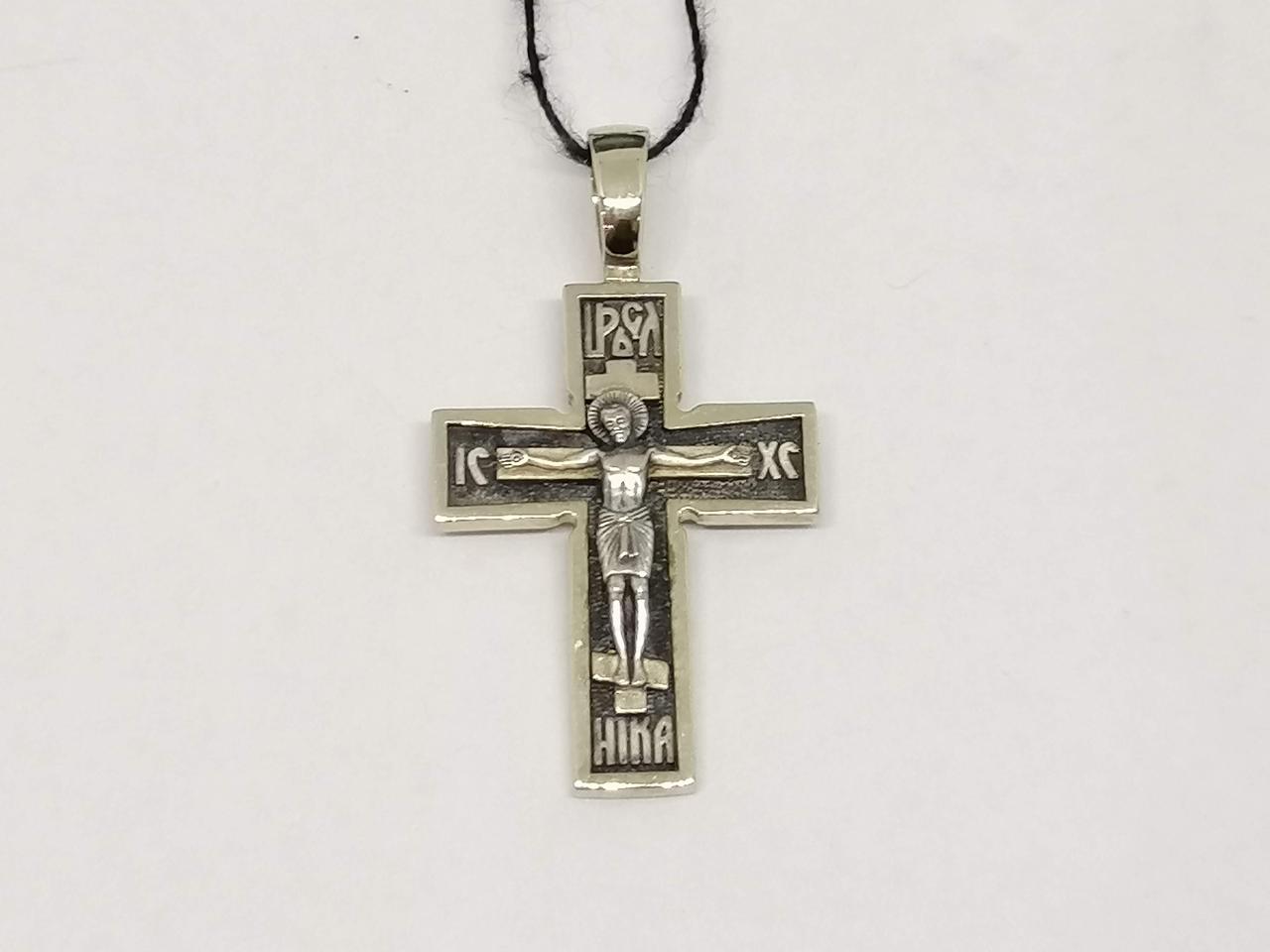 Золотий хрестик. Розп'яття Христа.  11503-ЧБЕЛ