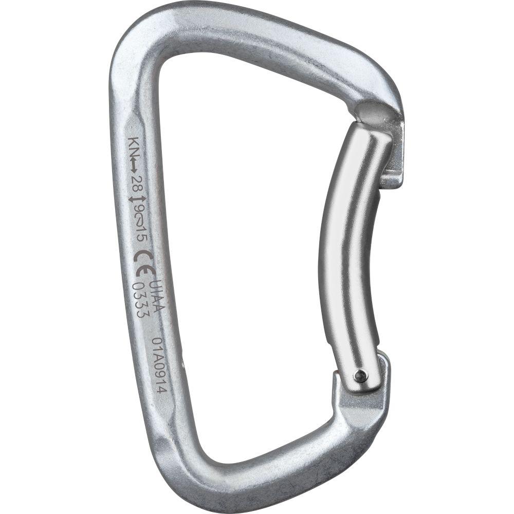 Карабин Salewa Hot Steel Bent Carabiner серый - фото 2 - id-p1254890226