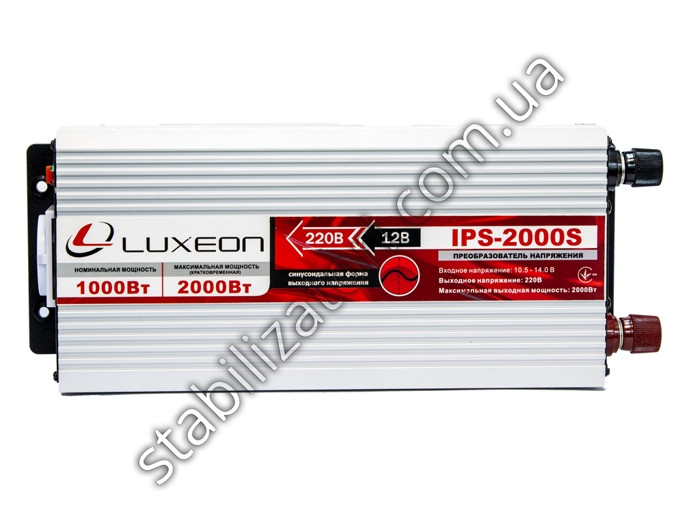 Luxeon IPS-2000S — інвертор напруги, перетворювач, синусоїда