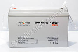LogicPower AGM LPM-MG 12 V 100 AH — 12 В — 100 А/год — мультигелевий акумулятор для котла