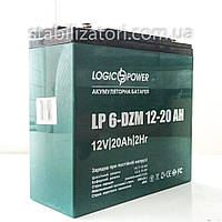 LogicPower LP 6-DZM-20- 12В - 20А/ч тяговый аккумулятор - для электровелосипеда